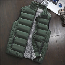 Load image into Gallery viewer, Vest Men New Stylish 2019 Autumn Warm Sleeveless Jacket Men Winter Waistcoat Men's Vest Fashion Casual Coats Mens Plus Size 1960