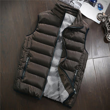 Load image into Gallery viewer, Vest Men New Stylish 2019 Autumn Warm Sleeveless Jacket Men Winter Waistcoat Men's Vest Fashion Casual Coats Mens Plus Size 1960
