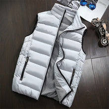 Load image into Gallery viewer, Vest Men New Stylish 2019 Autumn Warm Sleeveless Jacket Men Winter Waistcoat Men's Vest Fashion Casual Coats Mens Plus Size 1960