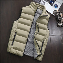 Load image into Gallery viewer, Vest Men New Stylish 2019 Autumn Warm Sleeveless Jacket Men Winter Waistcoat Men's Vest Fashion Casual Coats Mens Plus Size 1960