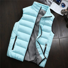 Load image into Gallery viewer, Vest Men New Stylish 2019 Autumn Warm Sleeveless Jacket Men Winter Waistcoat Men's Vest Fashion Casual Coats Mens Plus Size 1960